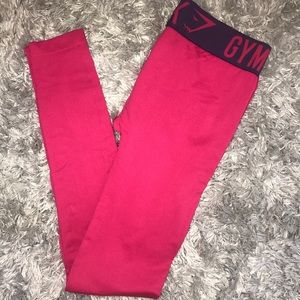 Pink gymshark leggings